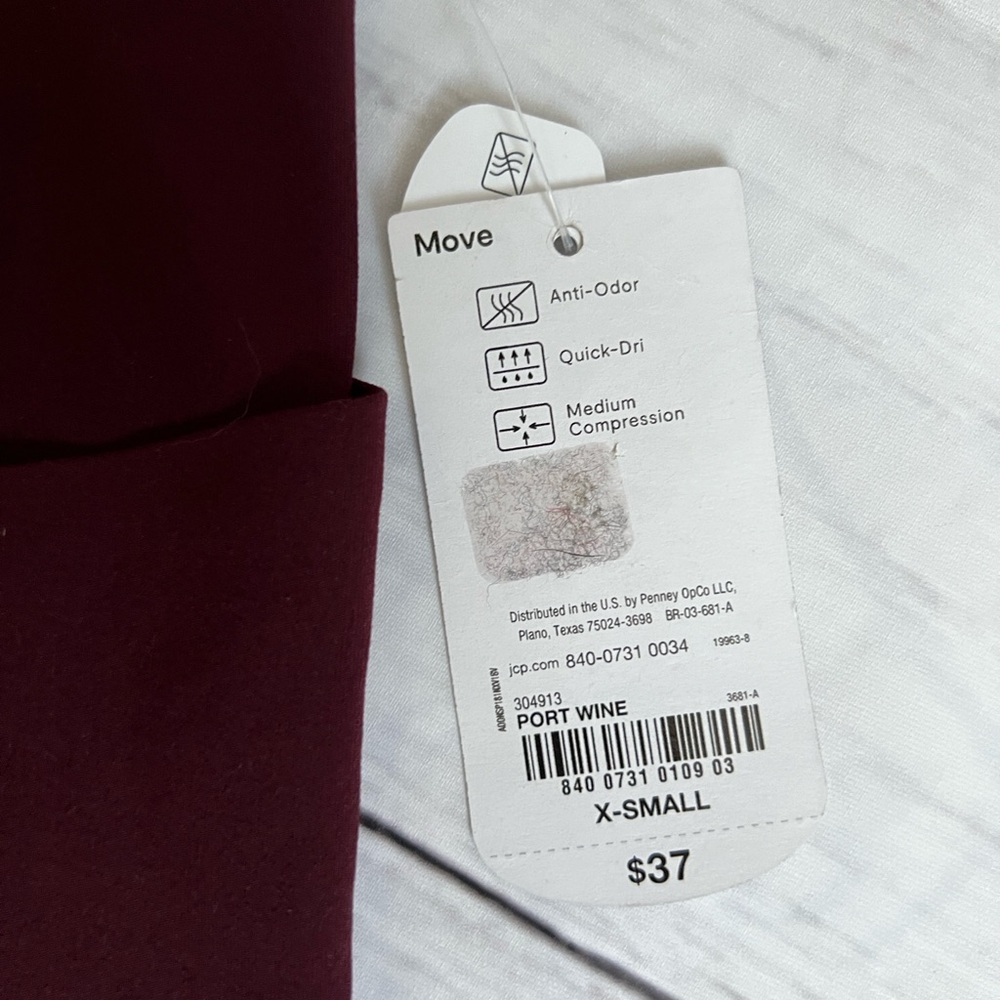 Xersion Port Wine Side pocket 7/8 Ankle Leggings NWT SZ: XS - Picture 6 of 8